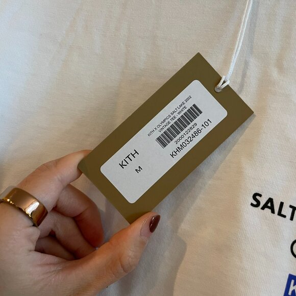 Kith x Olympics Salt Lake City 2002 Vintage Tee - White - Size M - NWT - Picture 5 of 5